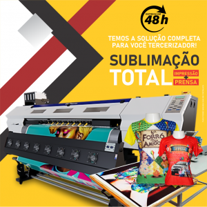 SUBLIMAÇÃO TOTAL(90CM)IMPRESSÃO PAPEL TRATADO 50G FORMATO DIVERSOS   Corte Reto na Máquina Prazo de produção pode variar de acordo com quantidade comprada!